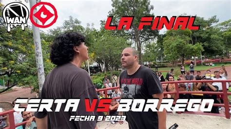 Certa Vs Borrego Final Fecha Liga Wan X Zonambulolaliga