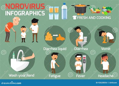 Insecte De Vomissement D hiver De Norovirus Symptômes Et Traitement