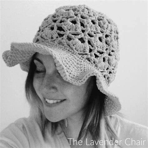 Daisy Field Sunhat Adult Crochet Pattern The Lavender Chair Pdf File Only Instant Download Etsy