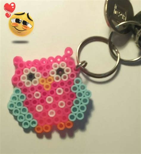 Obnoxious Perler Bead Owl Keychain! | She Crafts Alot Shop