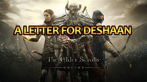 A Letter for Deshaan ESO Quest Guide (Elder Scrolls Online) - YouTube