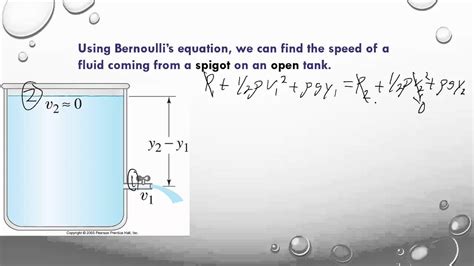 8 4a Fluids Flow Rate And Bernoulli S Equation YouTube