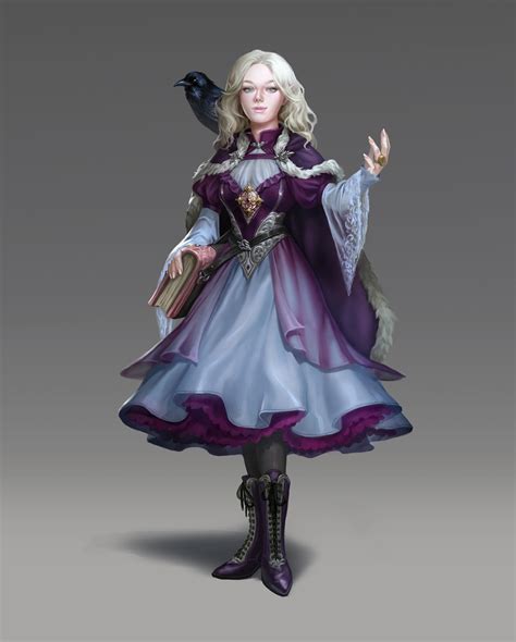 Artstation Divination Wizard Dandd Character Commission