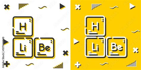 periodic table line icon. Simple outline style.periodic table linear sign. Vector illustration ...