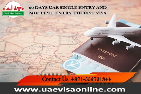 90 Days Uae Single Entry And Multiple Entry Tourist Visa