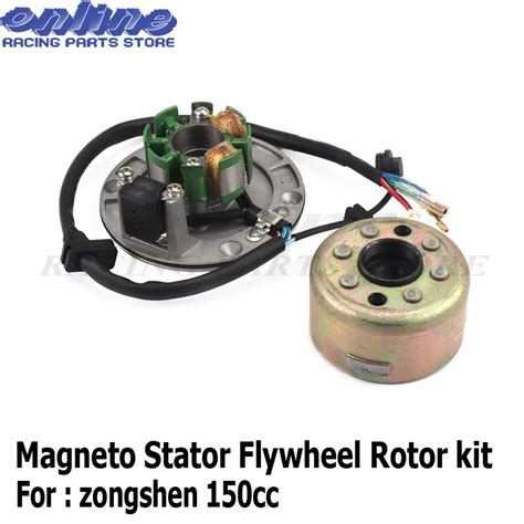 Magneto Stator Pole Coil Wire Flywheel Rotor Kit For Zongshen Cc