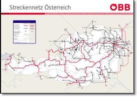 Map Of Austria Rail Maps Of The World