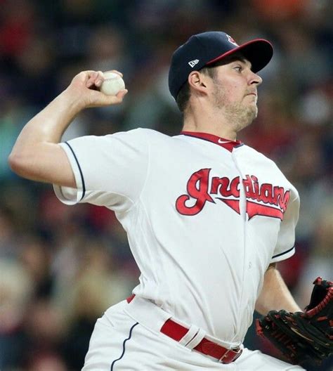 Cleveland Indians Trevor Bauer, pitching against the Baltimore Orioles ...