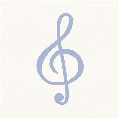 Treble Clef Sticker Purple Music Premium Psd Rawpixel