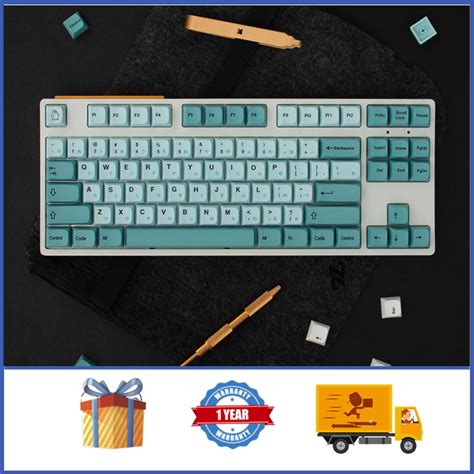 GMK Iceberg Keycap Blue Personalized PBT Keycaps Dye Sublimation 125