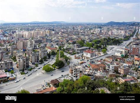 View of Vlora, city view, Vlora, Qark Vlora, Albania Stock Photo - Alamy