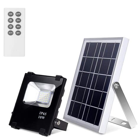 Buy Richarm Solar Flood Lights Outdoor Long Range Solar Panels 16ft ...