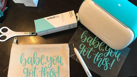 Smart Iron On With Cricut Joy YouTube