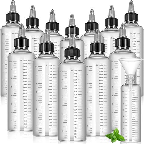 Amazon Barydat 12 Pcs Twist Top Applicator Bottle 8 Oz Hair Dye