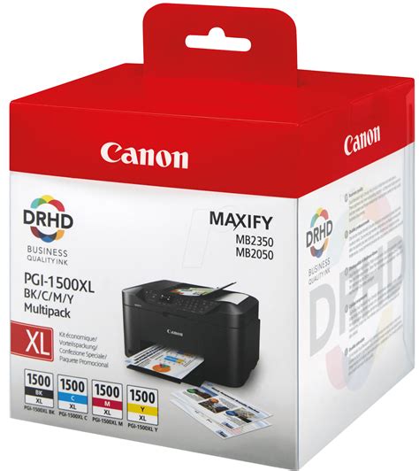 Tinte Pgi Xlp Multi Pack Canon Maxify Mb At Reichelt Elektronik