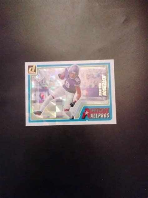 2023 PANINI DONRUSS Justin Jefferson Action All Pro Minnesota Vikings