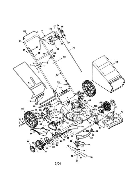 Troy Bilt Riding Mower Parts Diagram