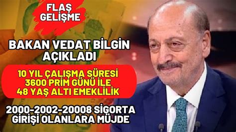 2000 2002 2008 sigorta girişi olanlar dikkat 10 yıl çalışma süresi