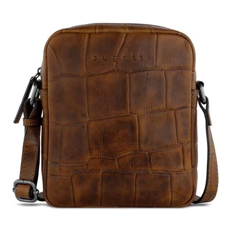 Bugatti Shoulderbag S Cognac 247507 sac à épaule sacoche brun clair