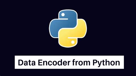 Data Encoder Pandas And Sklearn Preprocessing Libraries From Python