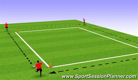 Football Soccer Back Foot Passing Drill Technical Ball Control Moderate