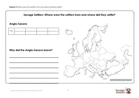 Explore 2 Where Were The Settlers From And Where Did They Settle Map