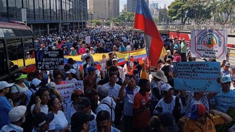 Video Trabajadores Marcharon Este 1º De Mayo En Venezuela Y Repudian Las Políticas Antiobreras