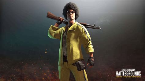 Pubg Player Unknown Battlegrounds Yellow Tracksuit Set Uhd K Wallpaper