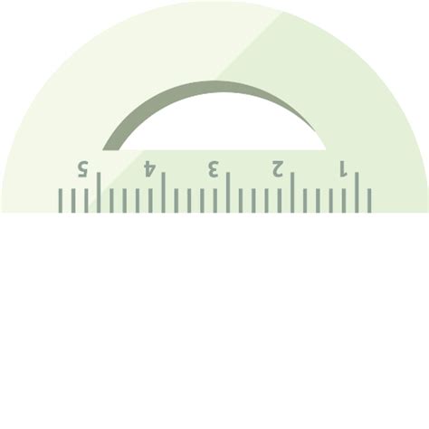 Protractor Style Ruler Vector Svg Icon Svg Repo