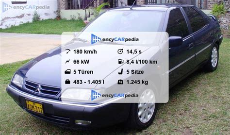 Citro N Xantia I Sx Technische Daten Leistung