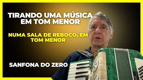 INICIANDO ESTUDO DA MÚSICA NUMA SALA DE REBOCO EM TOM MENOR NA