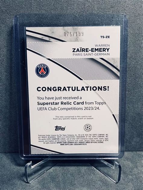 Topps Ucc Warren Zaire Emery Green Match Worn Acheter