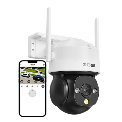 Zosi C K Mp Wifi Security Camera Wireless Ptz Ip Cam Night