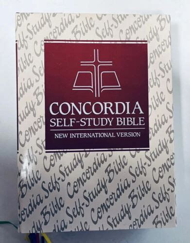 Concordia Self Study Bible By Robert G Hoerber Hardcover For