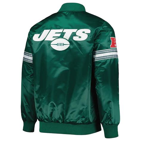 Green Starter New York Jets The Pick And Roll Jacket Jackets Masters