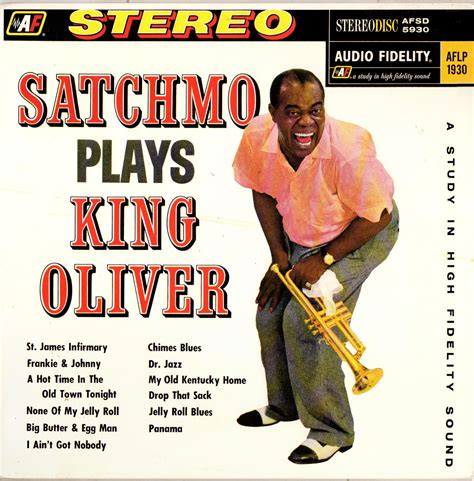 Satchmo Plays King Oliver Louis Armstrong S Audiophile Classic Lp