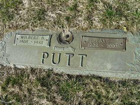 Wilbert Benjamin Putt M Morial Find A Grave