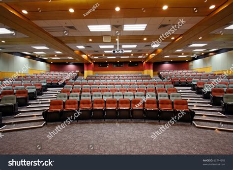 An Empty Lecture Hall In A University Stock Photo 63714292 Shutterstock