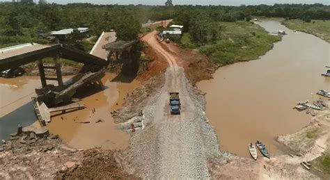 Dnit Libera Tráfego Em Um Dos Trechos Onde As Pontes Caíram Na Br 319