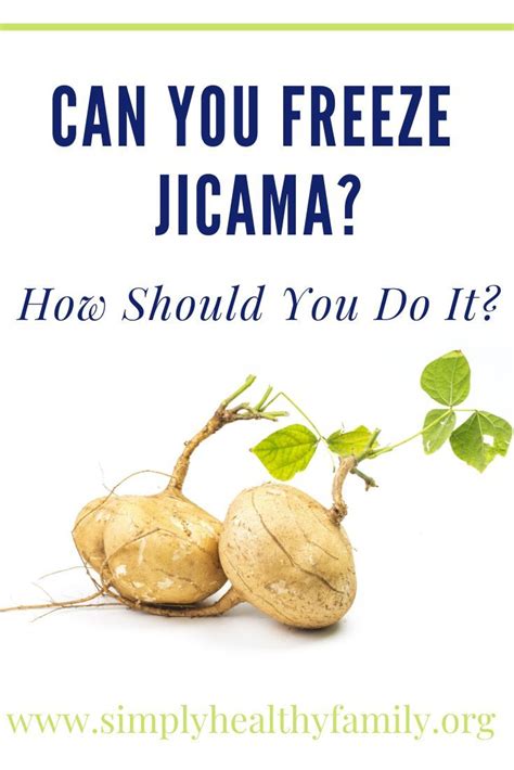 Can You Freeze Jicama How Should You Do It Jicama Healthy Families