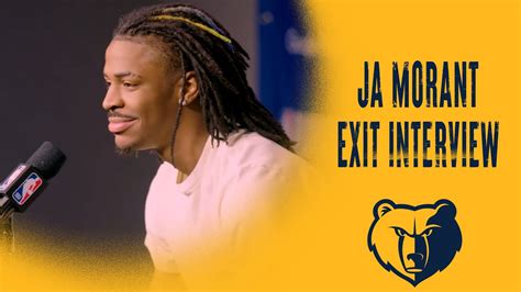 Ja Morant Grizzlies Exit Interviews Youtube