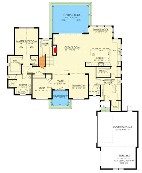 Two Story House Plans With First Floor Master Bedroom