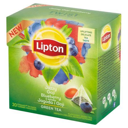 Herbata LIPTON Zielona Jagoda I Goji 20szt Dlabiura24 Pl