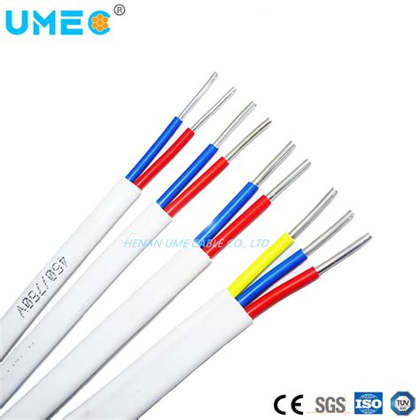 300 500v Aluminum Flat Cable Blvvb 2 3core Aluminum Conductor Electric Wire 1 5sqmm 2 5sqmm