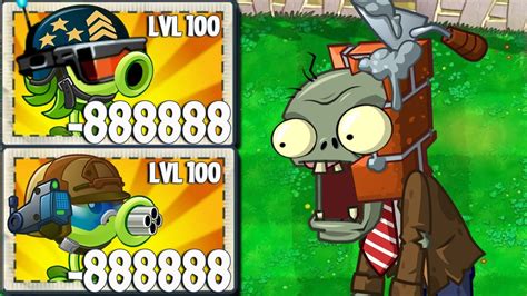 Pvz 2 Every Plants Level 100 Vs 5 Super Brickhead Zombie Level 30 Who Will Win Youtube