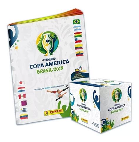 Caja Display 50 Sobres Copa América Brasil 2019 Álbum Envío gratis