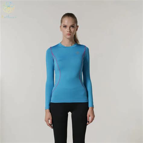 2016 Women Polyesterspandex Sports Long Sleeve T Shirt Running