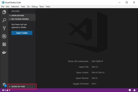 Create An Azure Iot Hub Using Azure Iot Tools For Vs Code Microsoft Docs