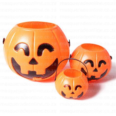 Halloween Pumpkin Candy Bucket – Masquerade Costume Hire