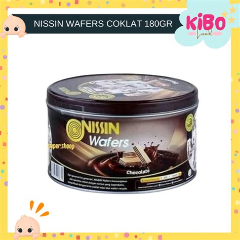 Jual Nissin Wafers Cokelat 180gr Wafer Lapis Krim Chocolate Kemasan